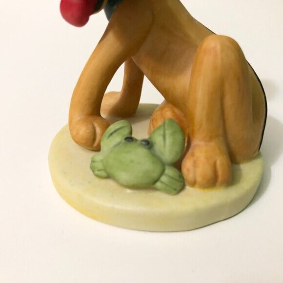Vintage Walt Disney Gift Ware Pluto with Crab  Figurine Taiwan - Picture 6 of 14